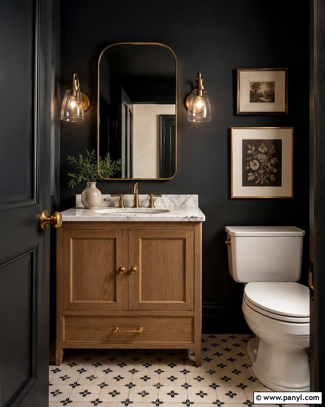 Soft Black Wall Color - 20 Evergreen Wall Color Ideas