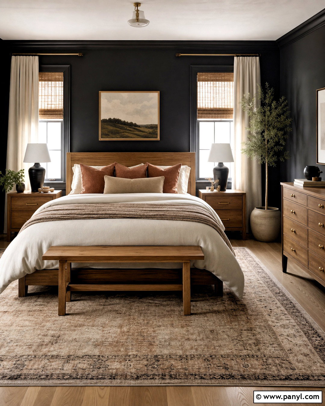 Soft Black Wall Paint - 20 dark wall paint colors
