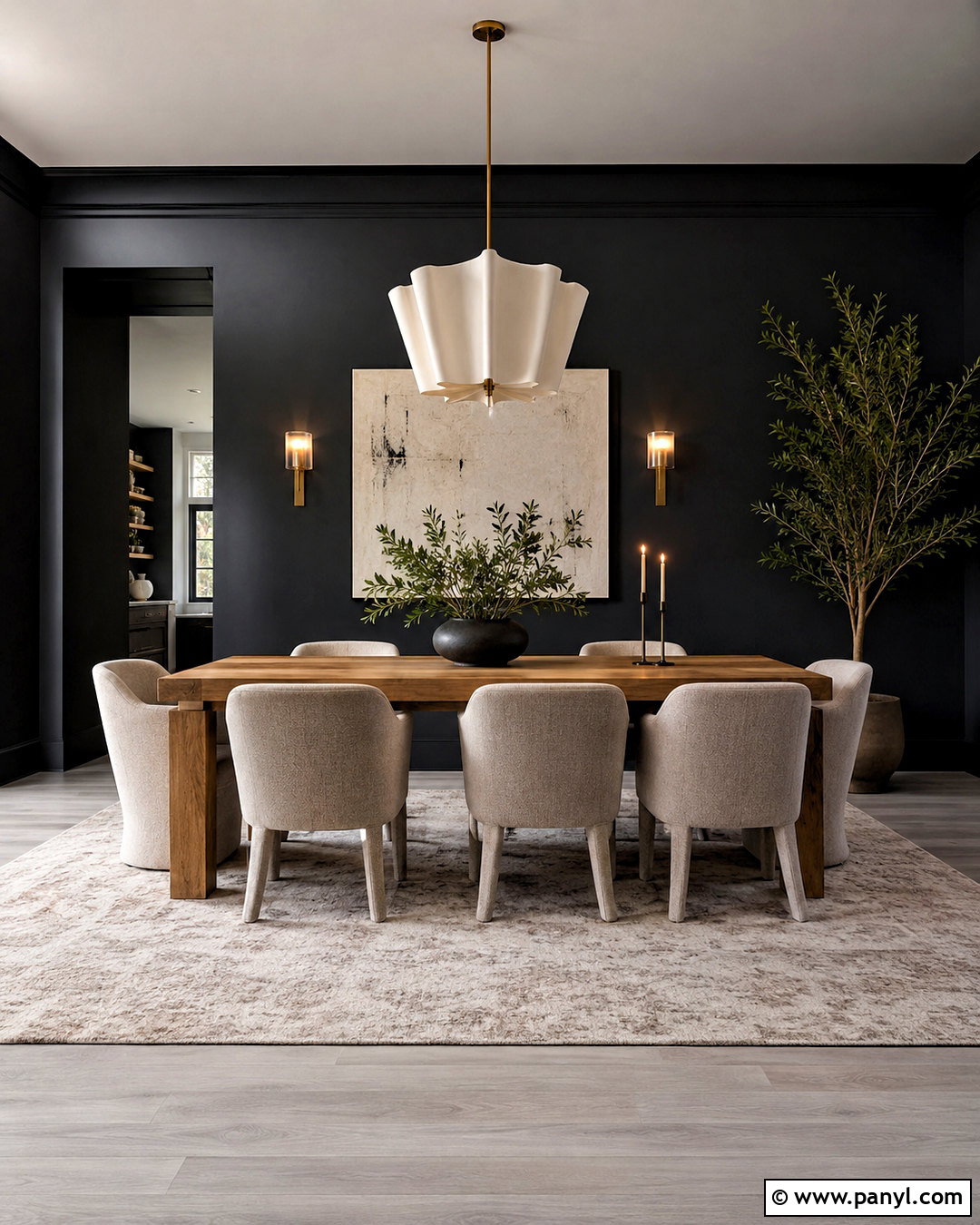 Soft Black Walls With Gray Flooring - 40 Wall Colors To Match Gray Flooring Ideas