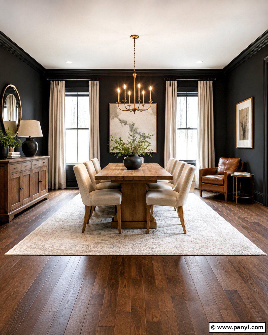 Soft Black Walls With Medium Brown Floors - 20 What Color Walls Go With Medium Brown Floors