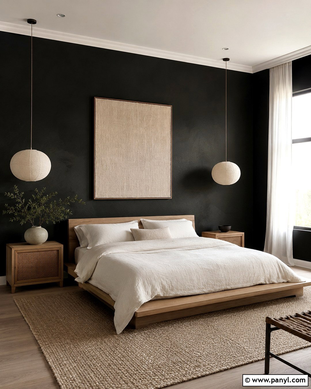 Soft Black Zen Walls - 20 Zen Wall Colors