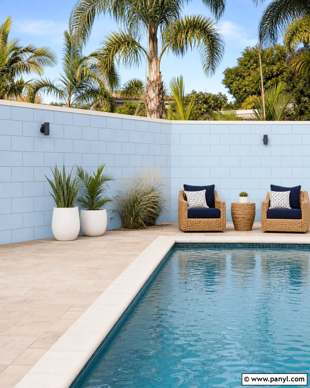 Soft Blue Cinder Block Wall - 20 Cinder Block Wall Colors