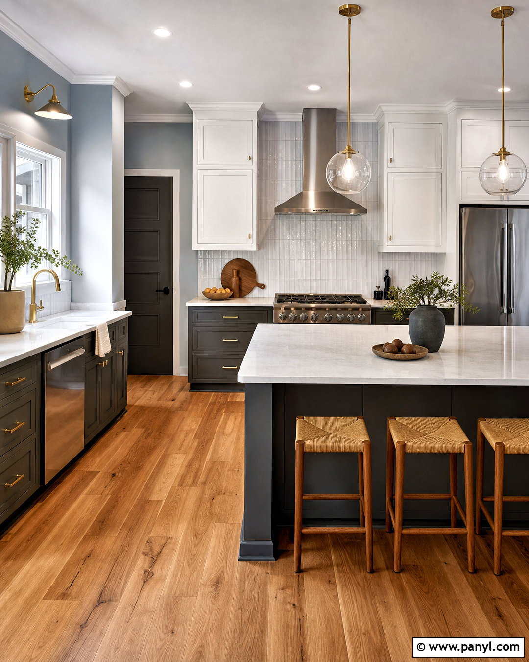 Soft Blue Gray Kitchen Walls - 20 kitchen paint colors for walls