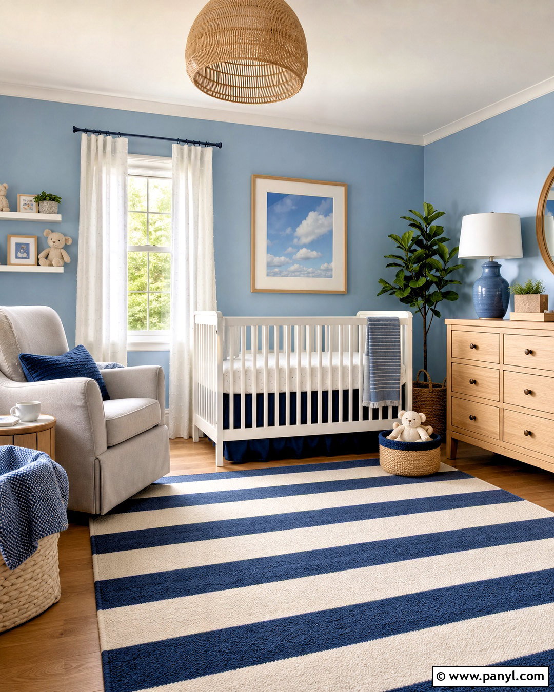 Soft Blue Nursery - 20 simple nursery ideas
