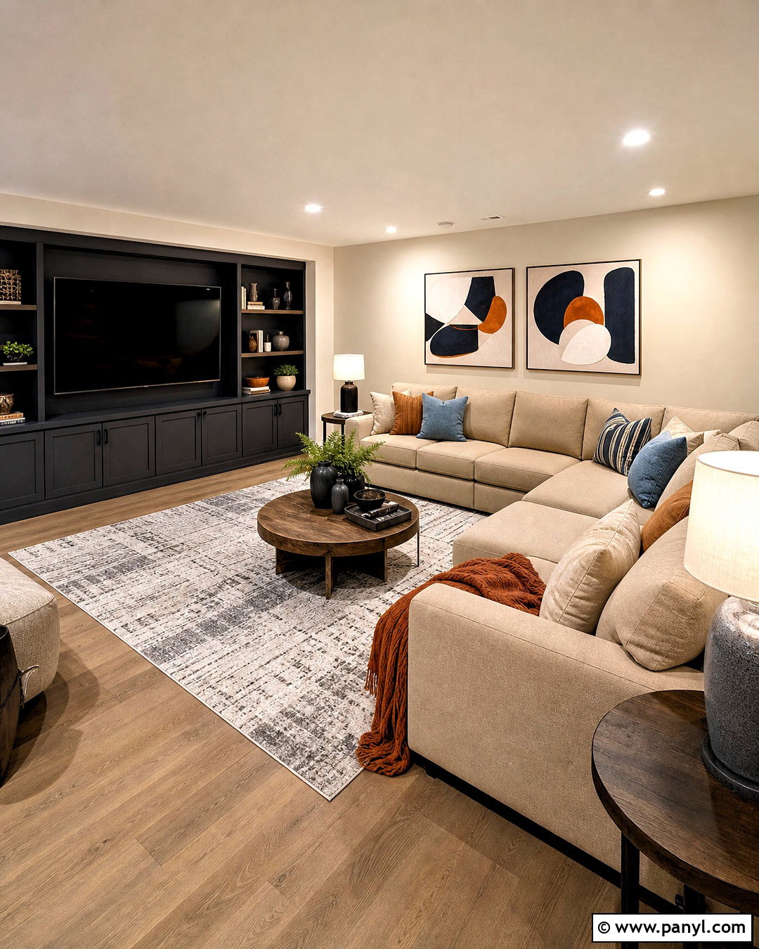 Soft Chamois Basement Family Room - 20 soft chamois benjamin moore ideas