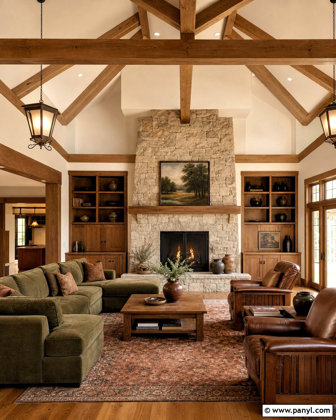 Soft Chamois Craftsman Great Room - 20 soft chamois benjamin moore ideas