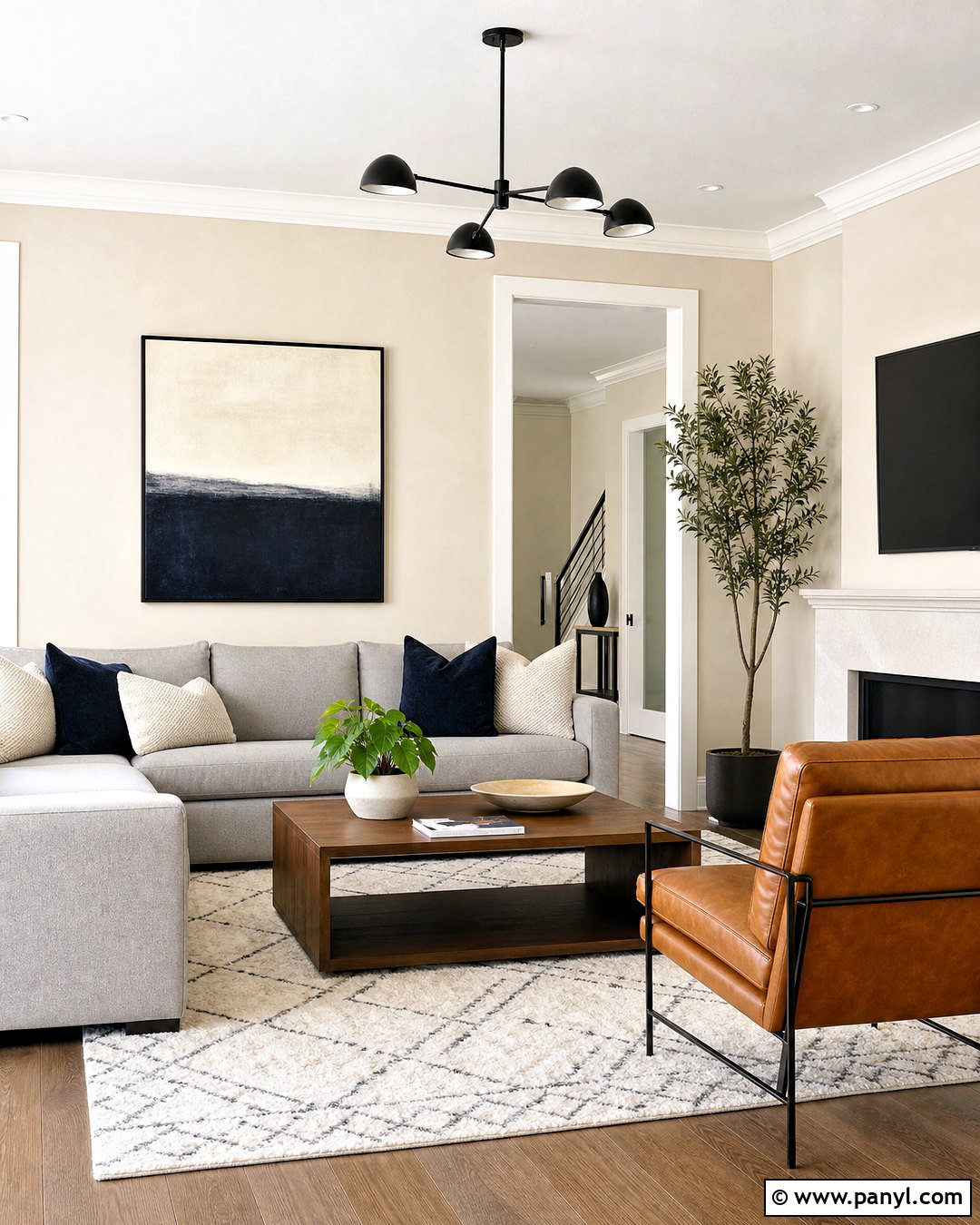 Soft Chamois Modern Living Room - 20 soft chamois benjamin moore ideas