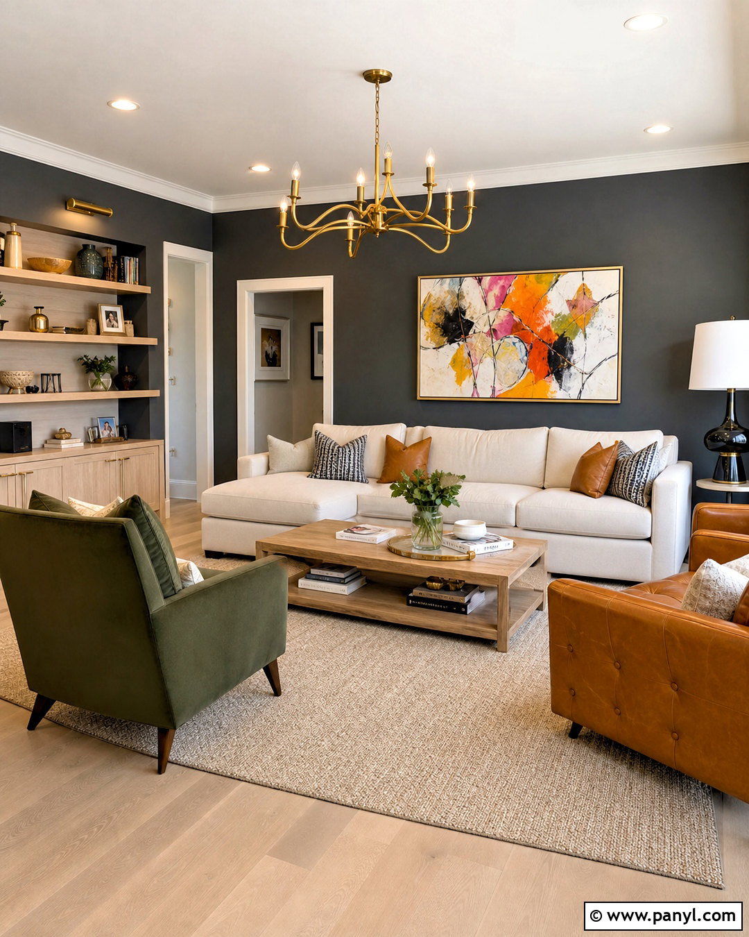 Soft Charcoal Interior Paint Color - 20 interior paint colors for house ideas