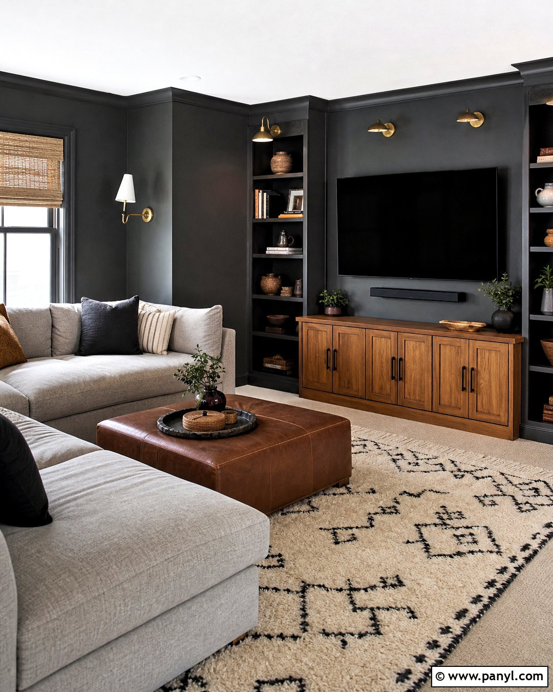 Soft Charcoal Interior Paint Color - 20 best interior paint colors
