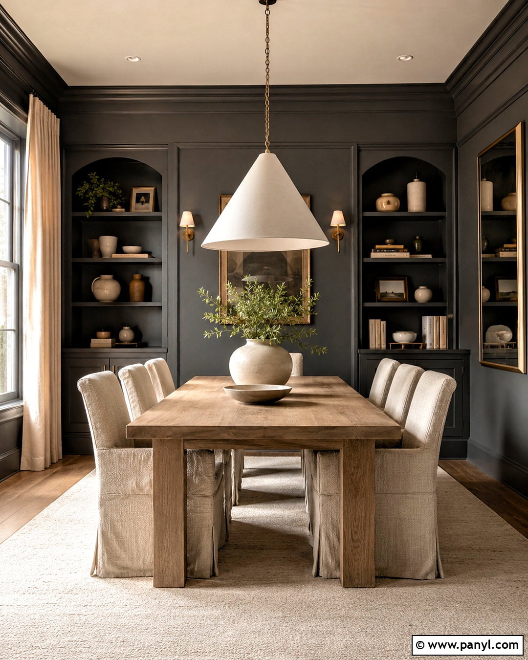 Soft Charcoal Neutral Dining Room - 20 neutral room colors