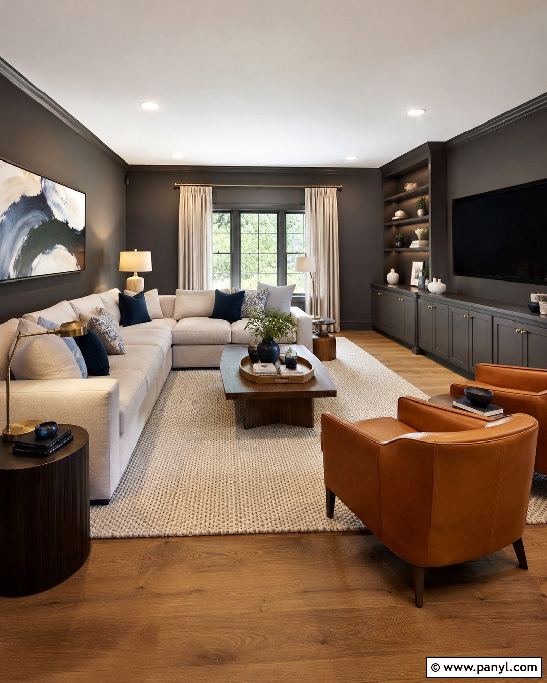 Soft Charcoal Transitional Wall Color - 20 Transitional Wall Colors