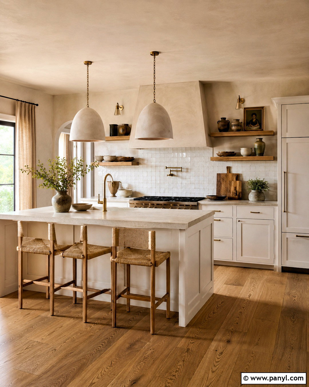 Soft Clay Kitchen Walls - 40 Kitchen Wall Colors With White Cabinets