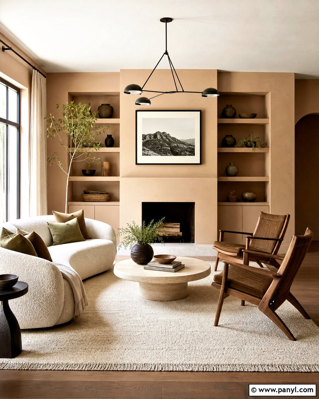Soft Clay Living Room Paint - 20 light paint colors for living room ideas