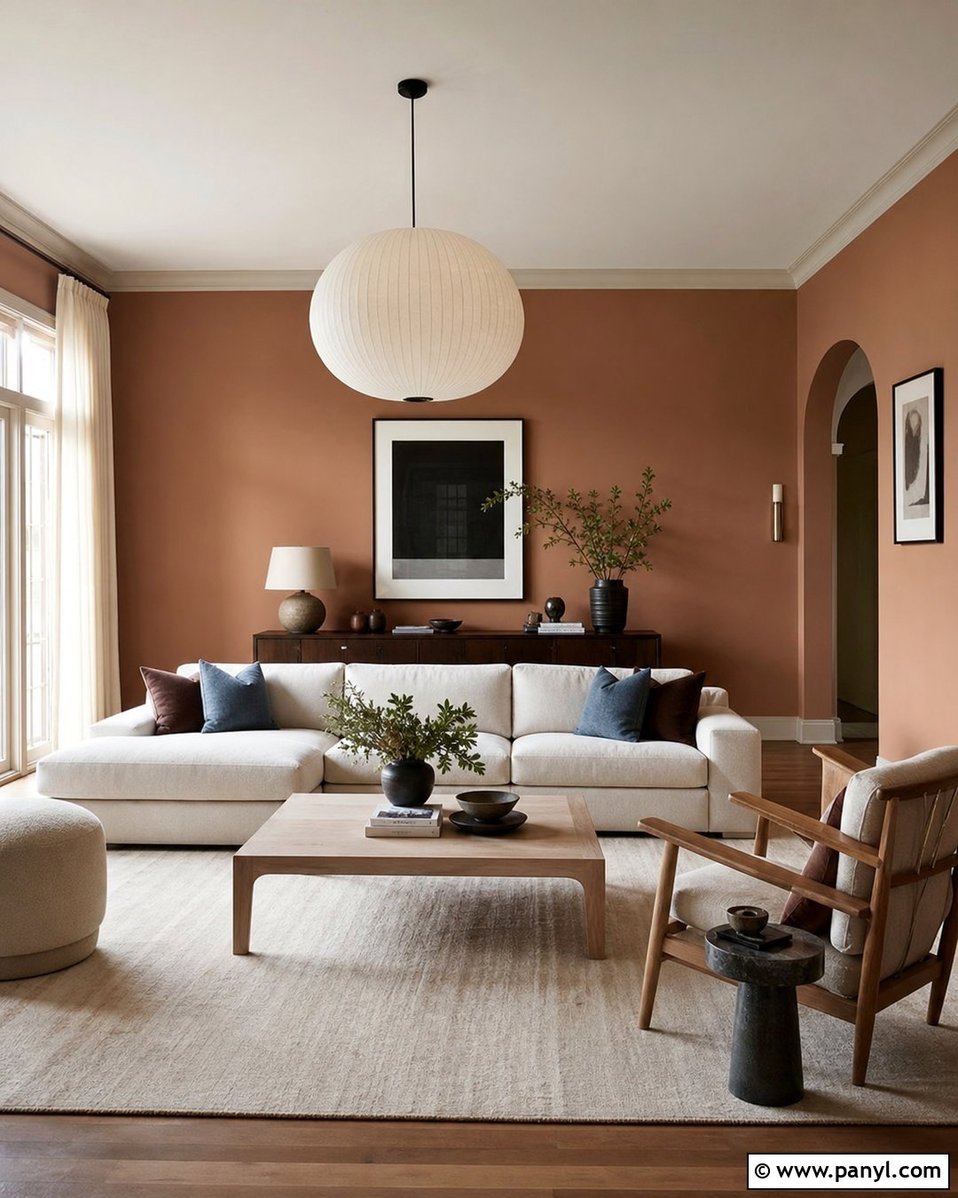 Soft Clay Living Room Walls - 30 Paint Ideas For Walls Living Room Ideas