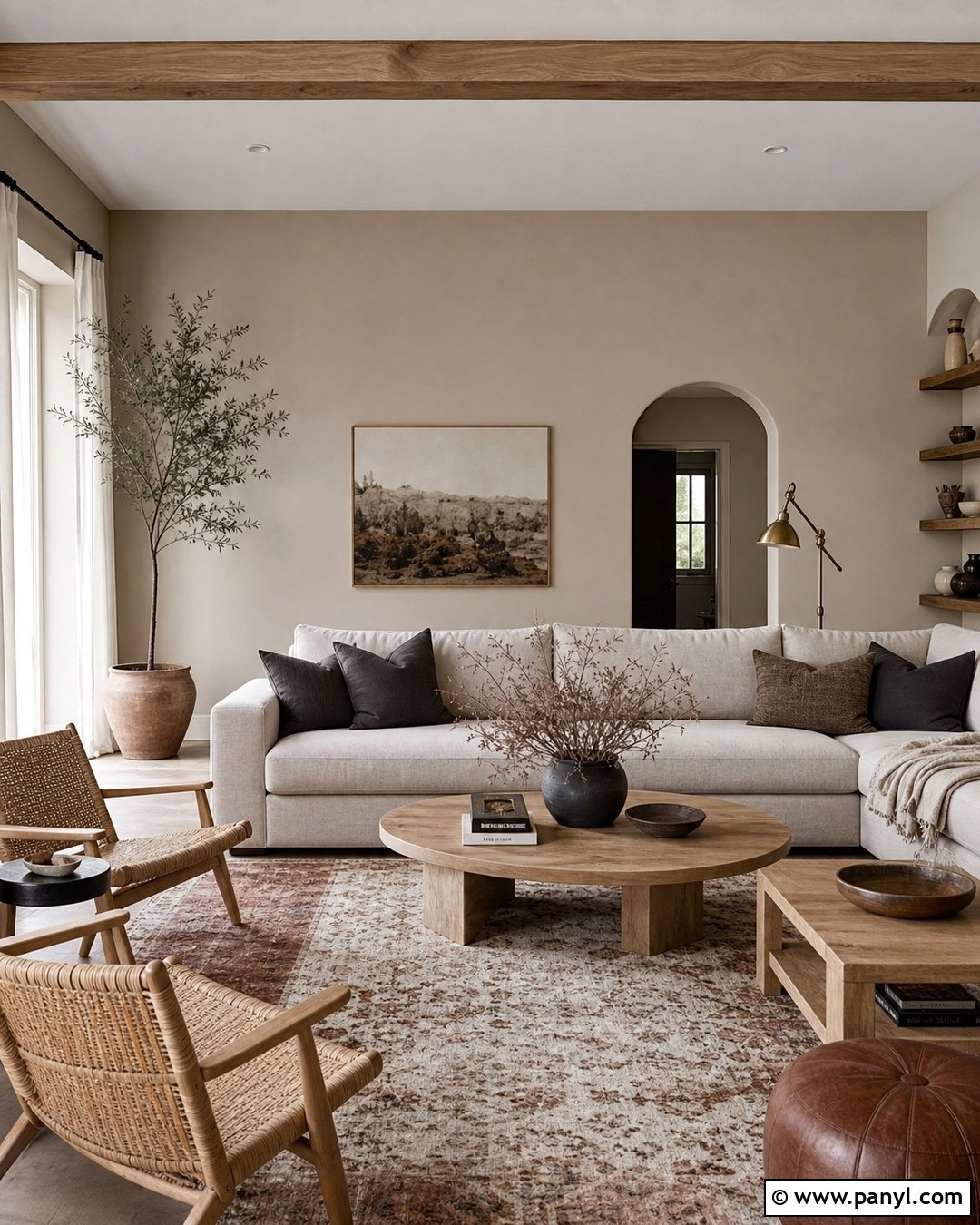 Soft Clay Living Room Walls - 45 wall colors for living room ideas