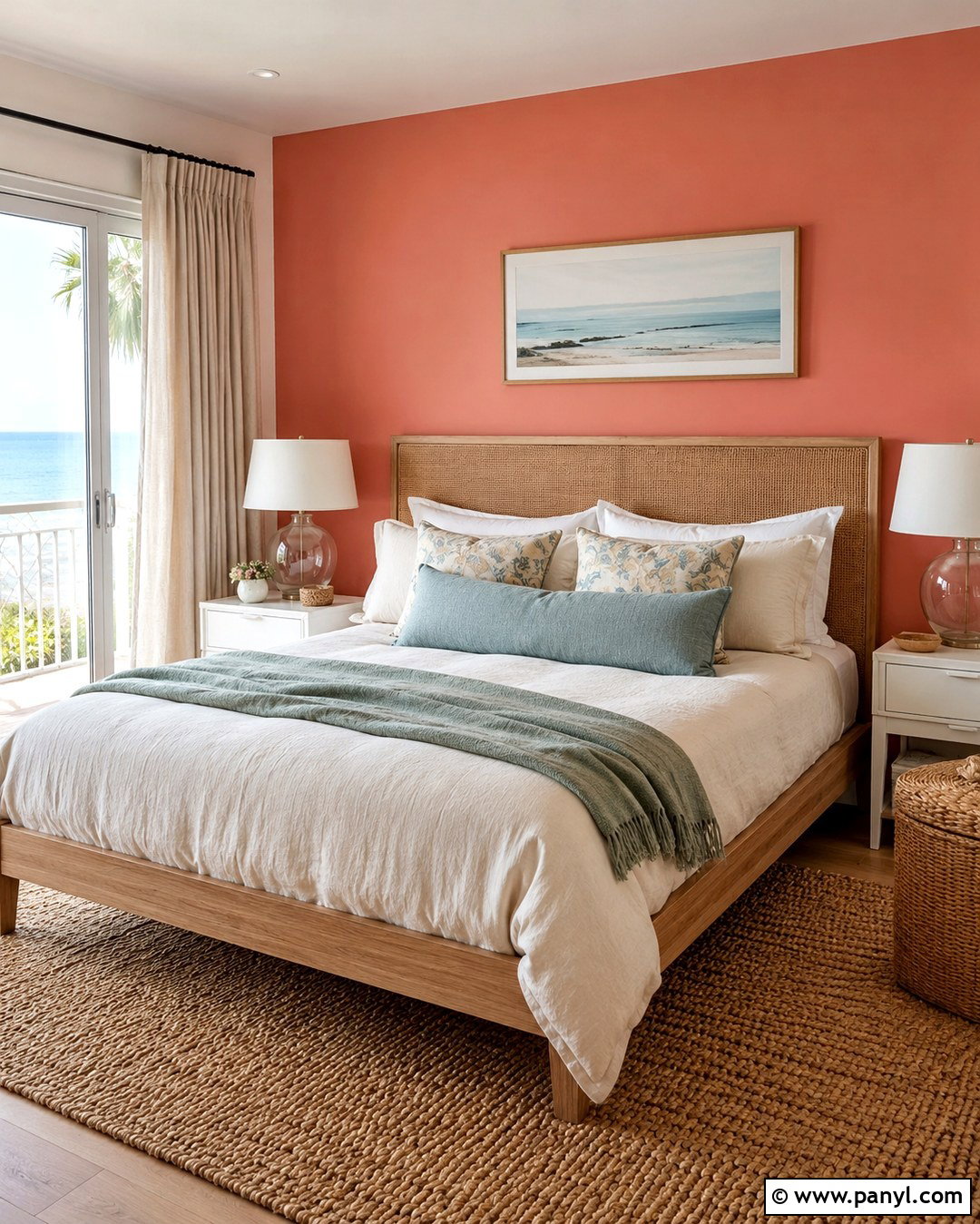 Soft Coral Accent Wall - 20 Coastal Accent Wall Colors