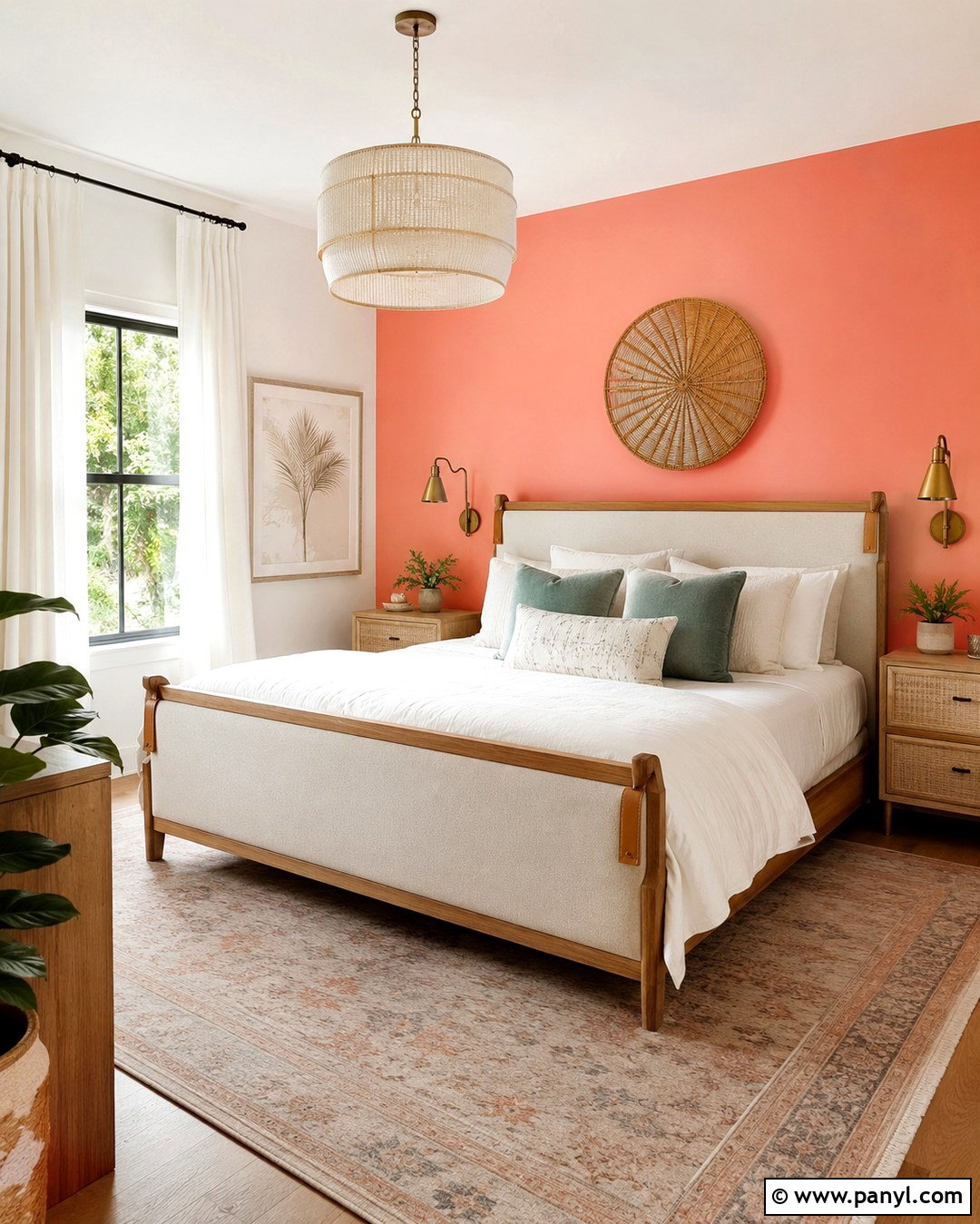 Soft Coral Accent Wall - 20 Best Colors For Accent Walls