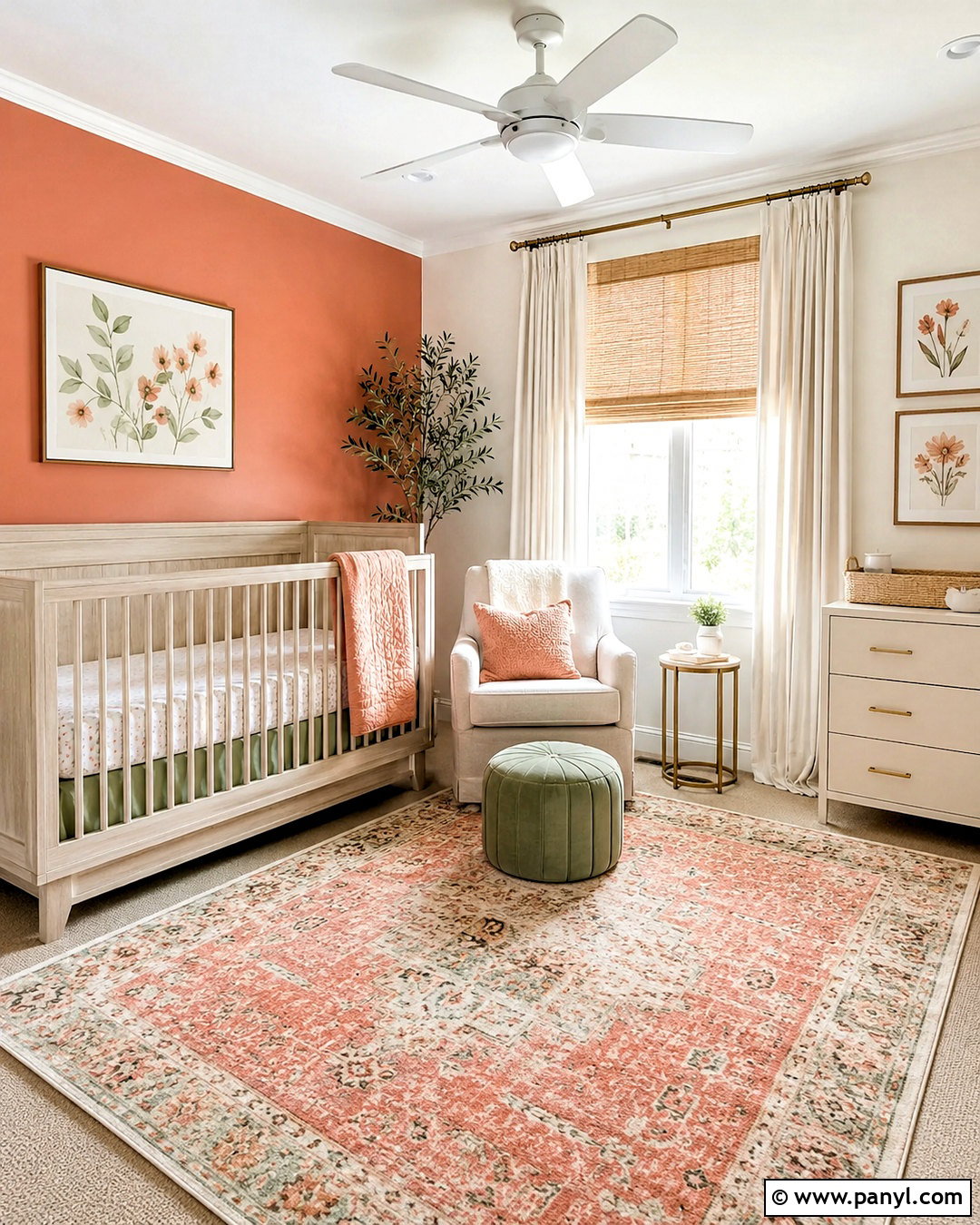 Soft Coral Nursery - 20 nursery room colors