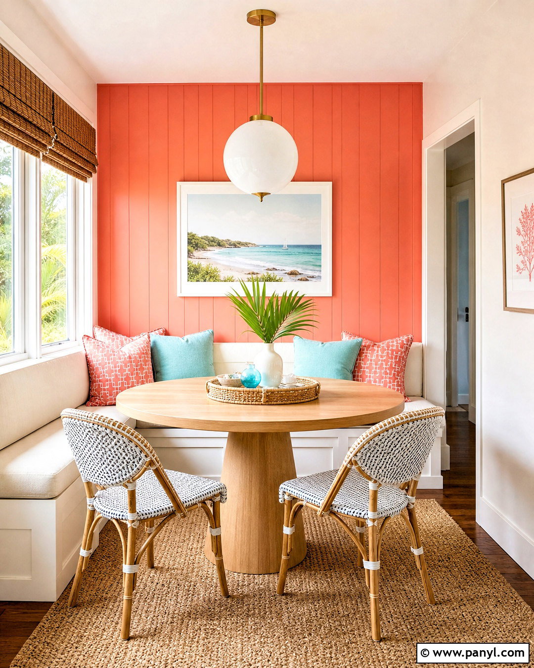 Soft Coral Paint Color - 20 beachy paint colors