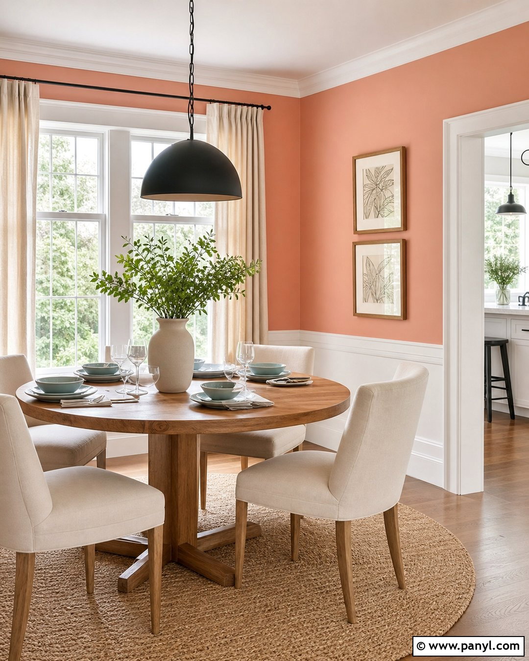 Soft Coral Wall Color - 50 wall color ideas