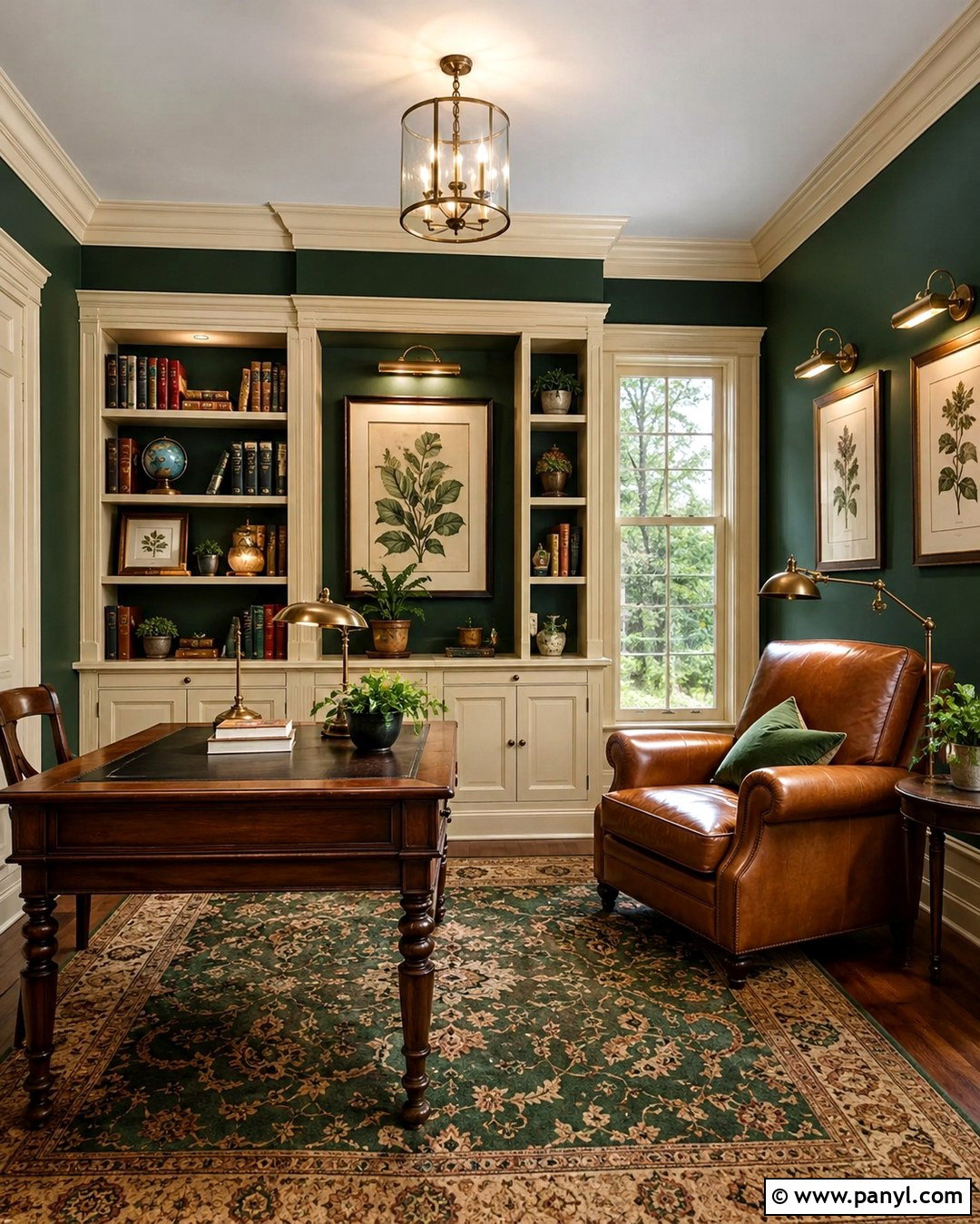 20 Trim Color for Dark Green Walls: Rich, Cohesive Pairings