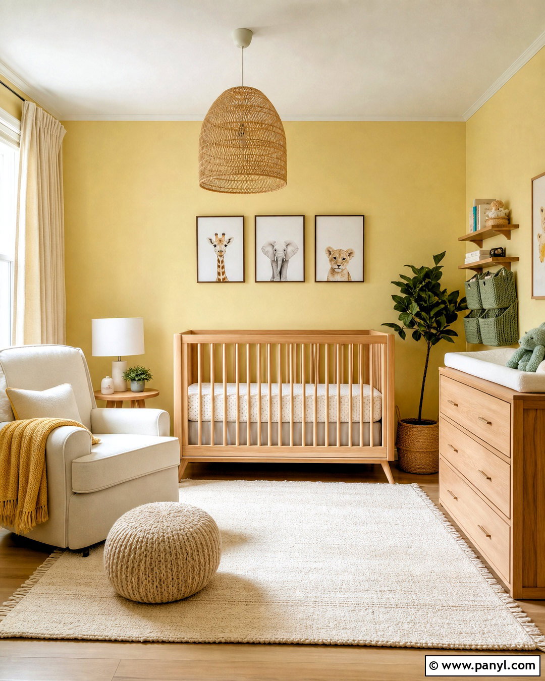 Soft Daffodil Yellow Paint Nursery - 20 yellow paint colors
