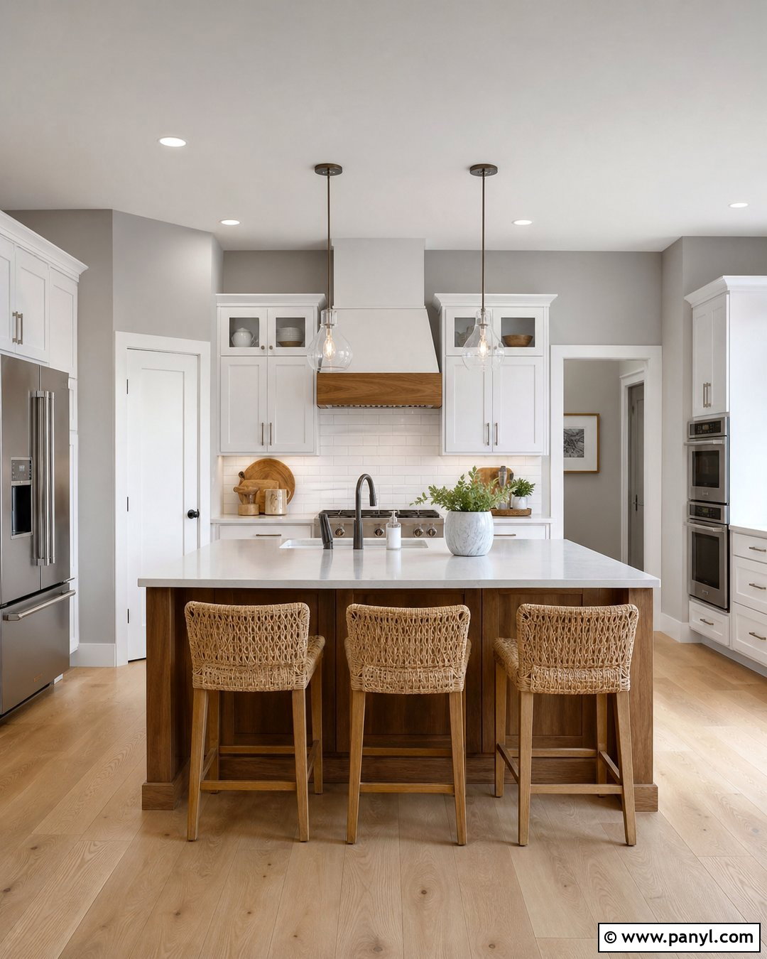 Soft Dove Gray Kitchen Walls - 20 Best Gray Kitchen Wall Color Ideas