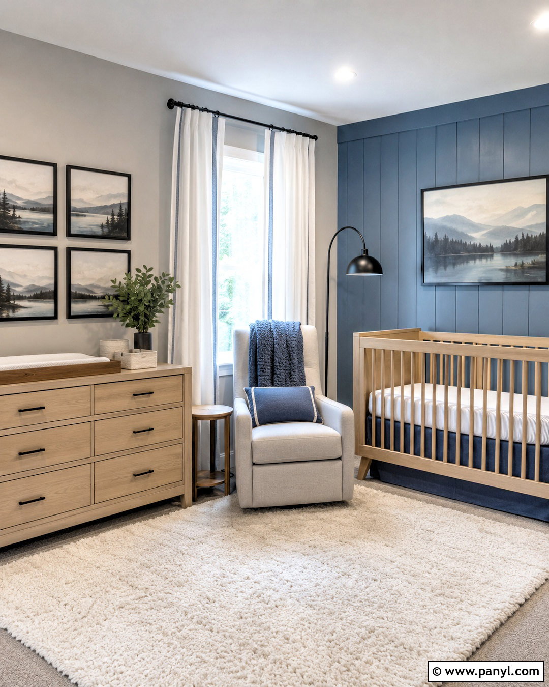 Soft Gray And Blue Nursery Palette - 20 nursery color palette ideas