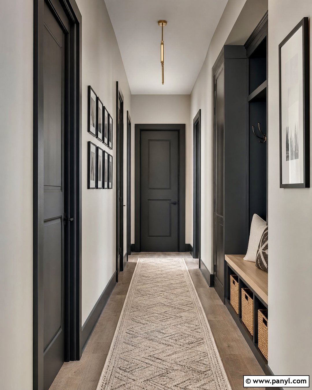 Soft Gray And Deep Gray Walls - 25 Wall Paint Color Combination Ideas