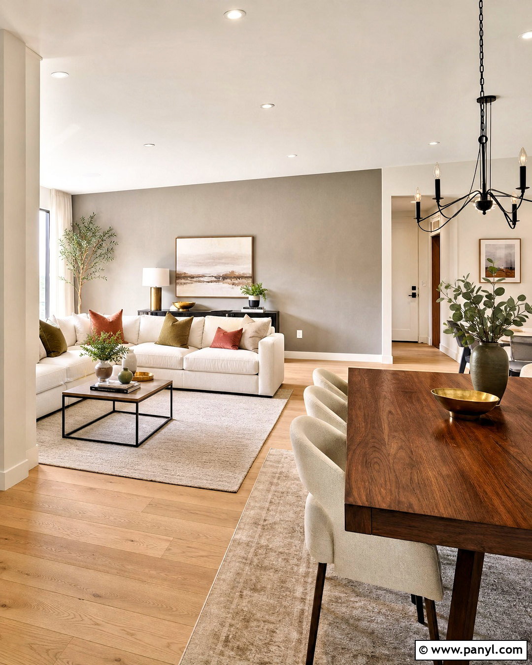 Soft Gray Beige Accent Wall - 20 grey accent wall colors