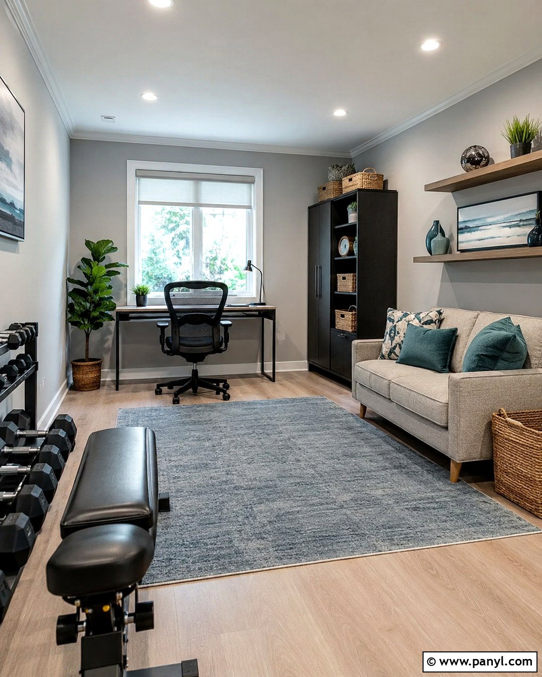 Soft Gray Bonus Room Walls - 20 Bonus Room Wall Color Ideas