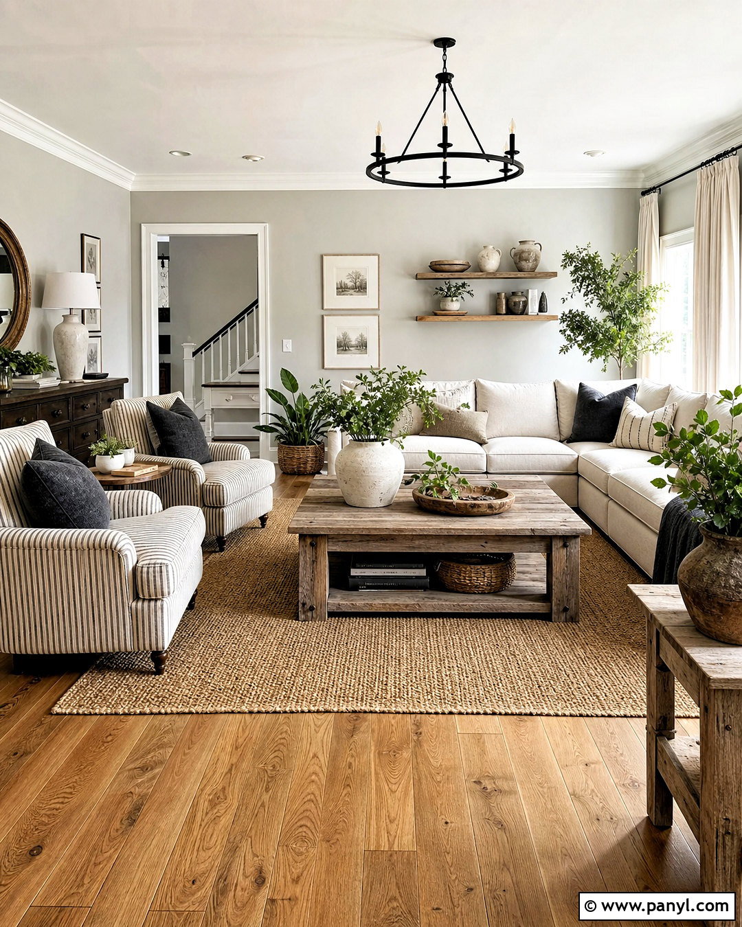 Soft Gray Farmhouse Living Room Palette - 20 farmhouse color palette living room ideas