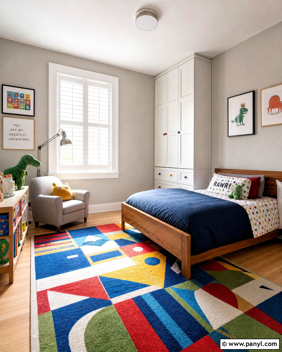 Soft Gray Kids Room - 20 kids room paint colors