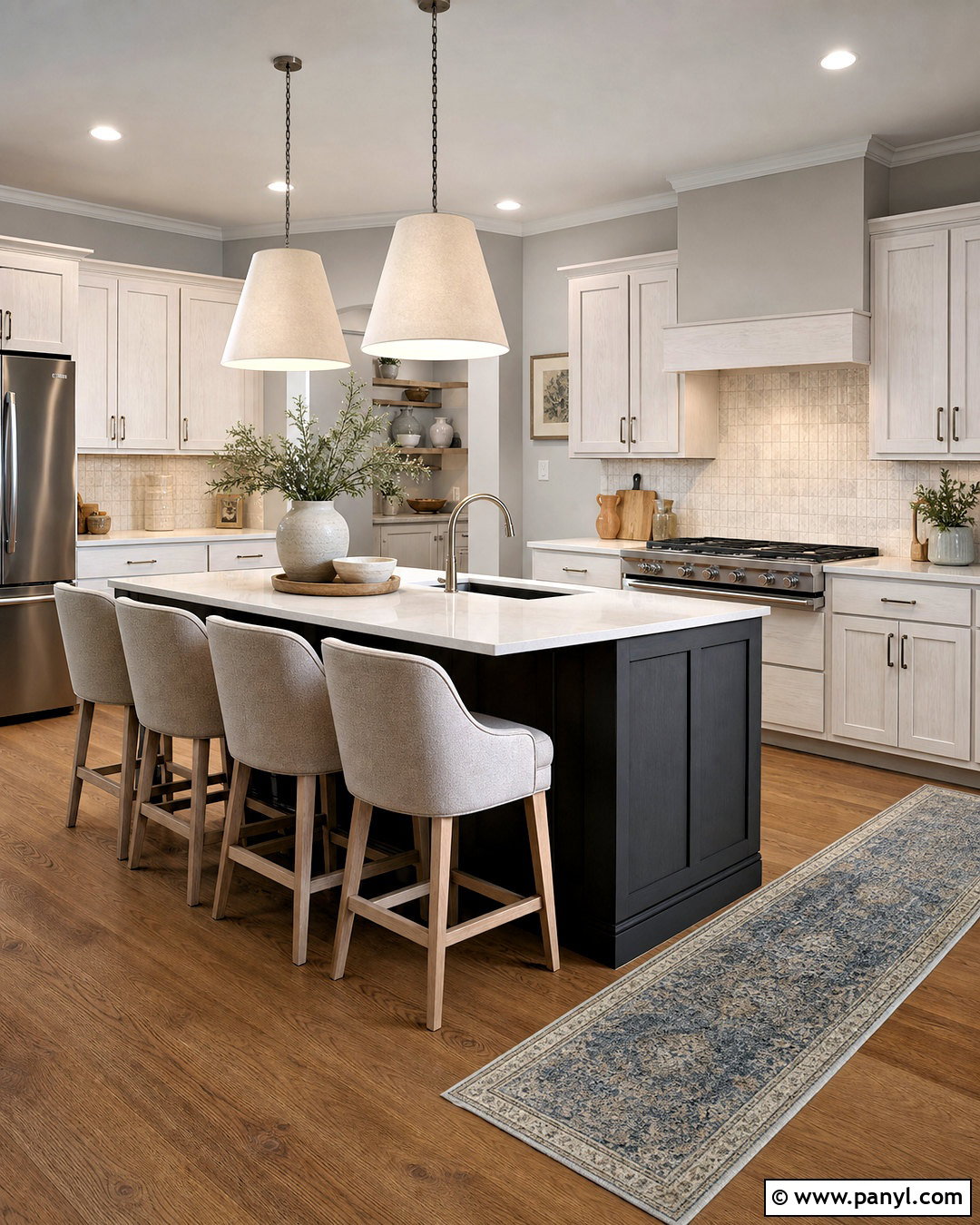 Soft Gray Kitchen Paint Color - 20 kitchen paint colors