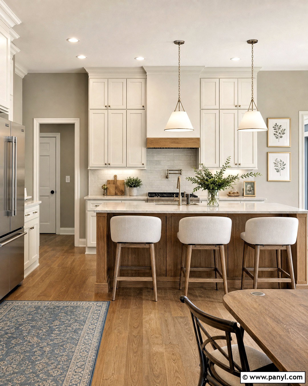 Soft Gray Kitchen Walls - 20 paint ideas for kitchen walls