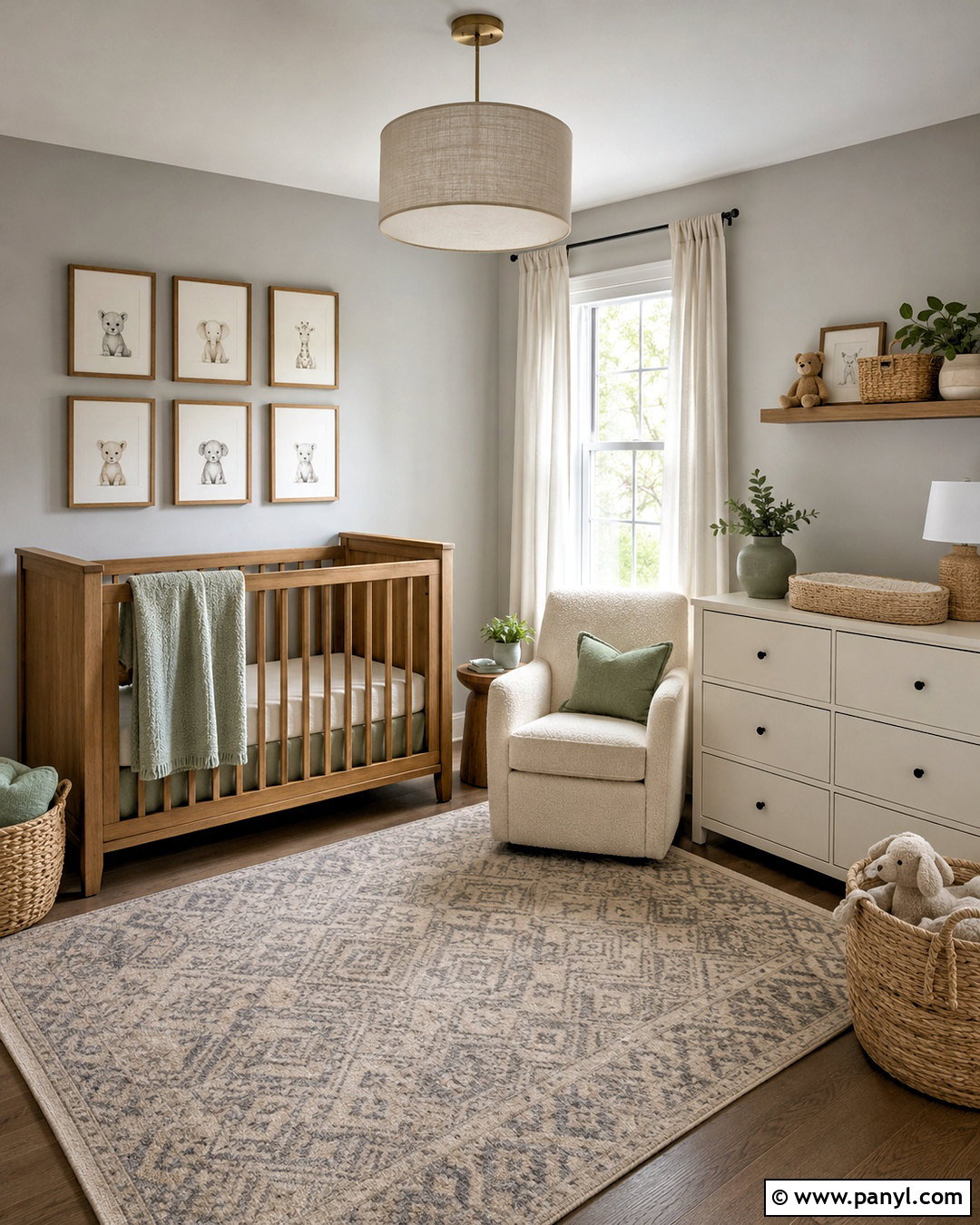 Soft Gray Nursery - 20 nursery room colors