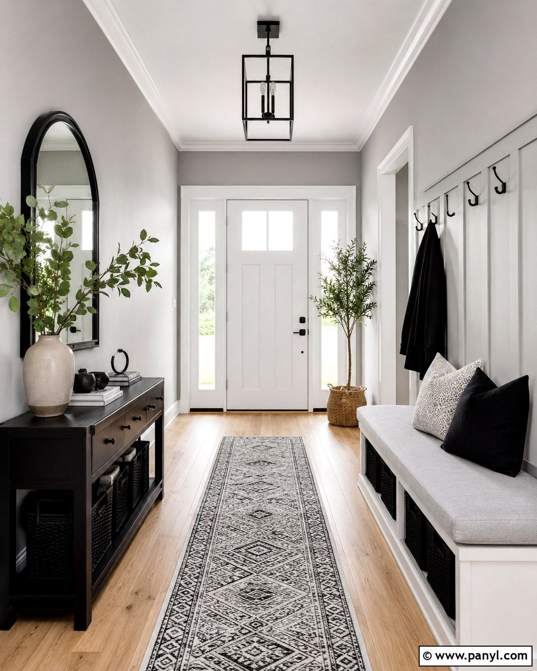 Soft Gray Paint With Black And White - 20 Paint Colors That Go With Black And White Ideas