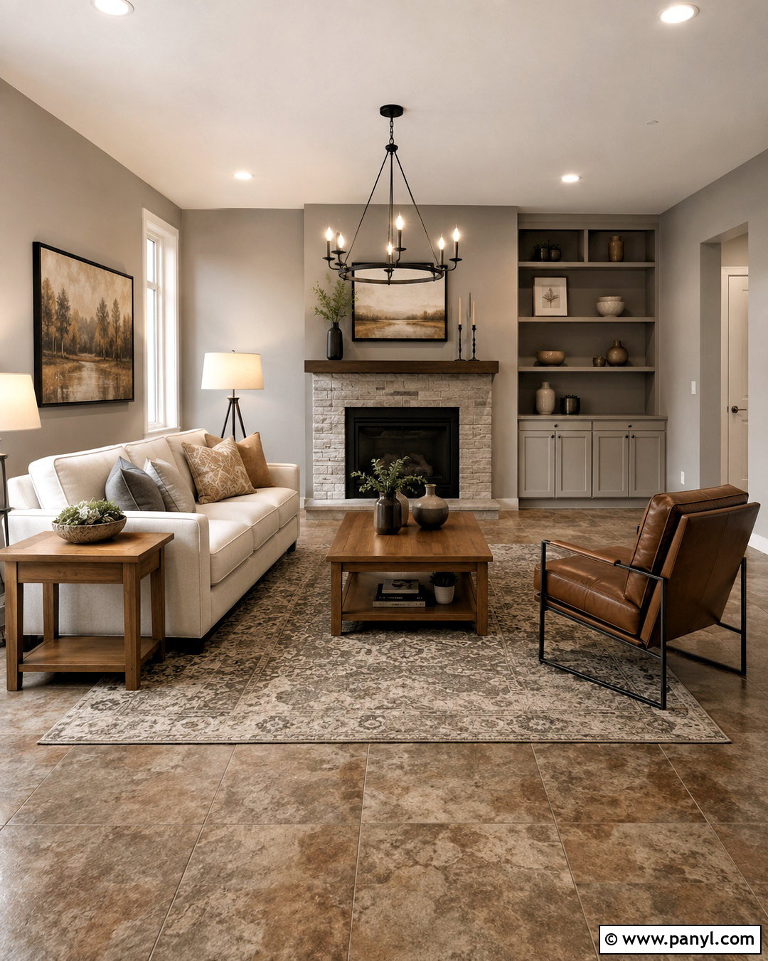 Soft Gray Wall Color With Brown Tiles - 20 Wall Color With Brown Tiles
