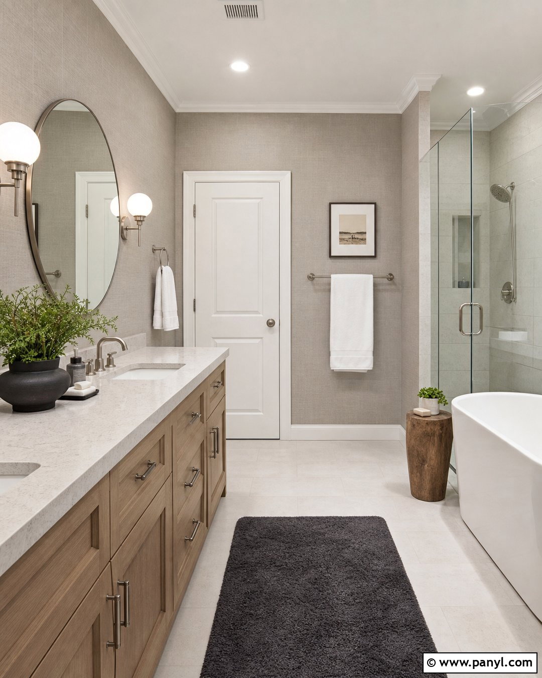 Soft Gray Wallpaper Bathroom - 30 neutral colors wallpaper ideas