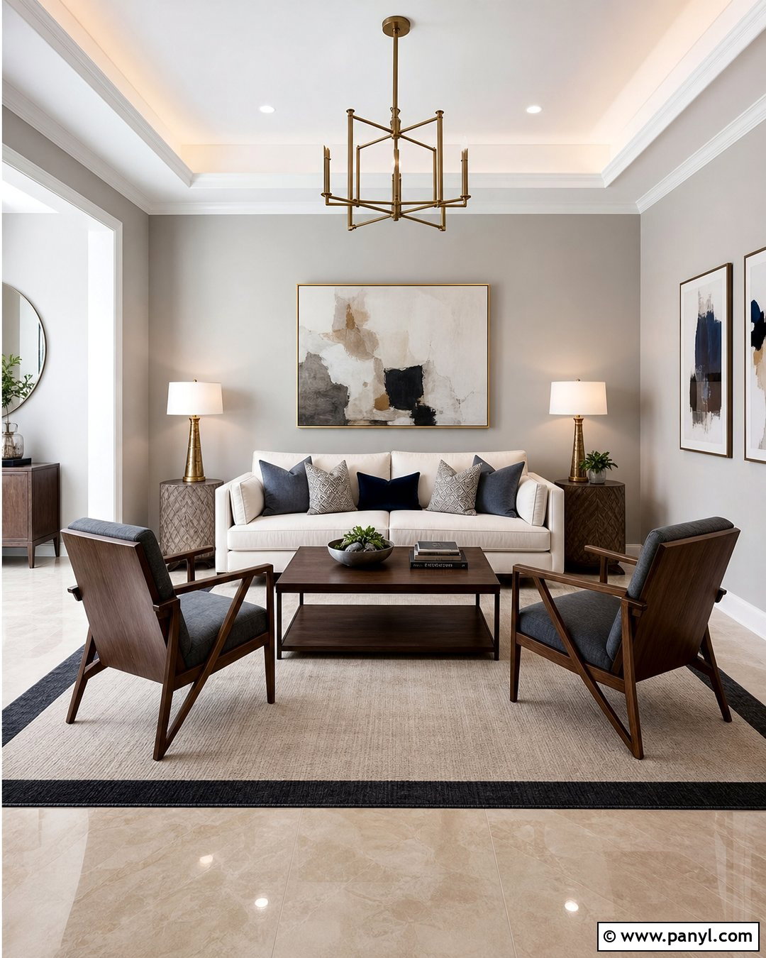 Soft Gray Walls With Travertine Floors - 20 Best Wall Color For Travertine Floors