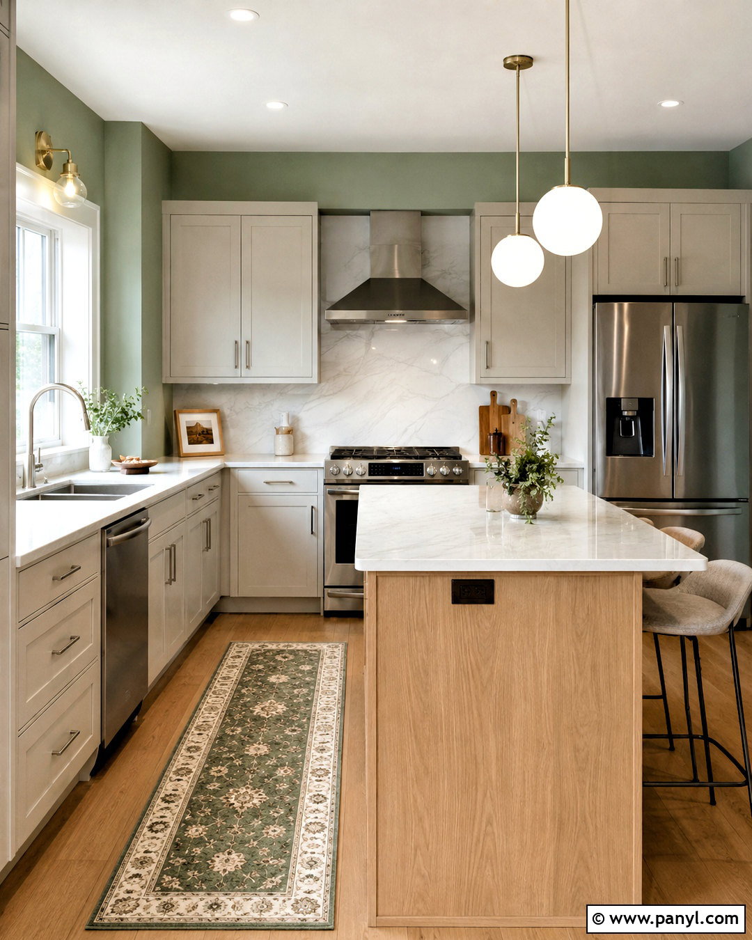 Soft Gray With Green Walls - 20 What Colour Goes With Green Walls
