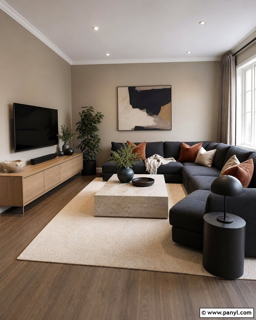 Soft Greige Drawing Room Wall Colour - 30 drawing room wall colour ideas