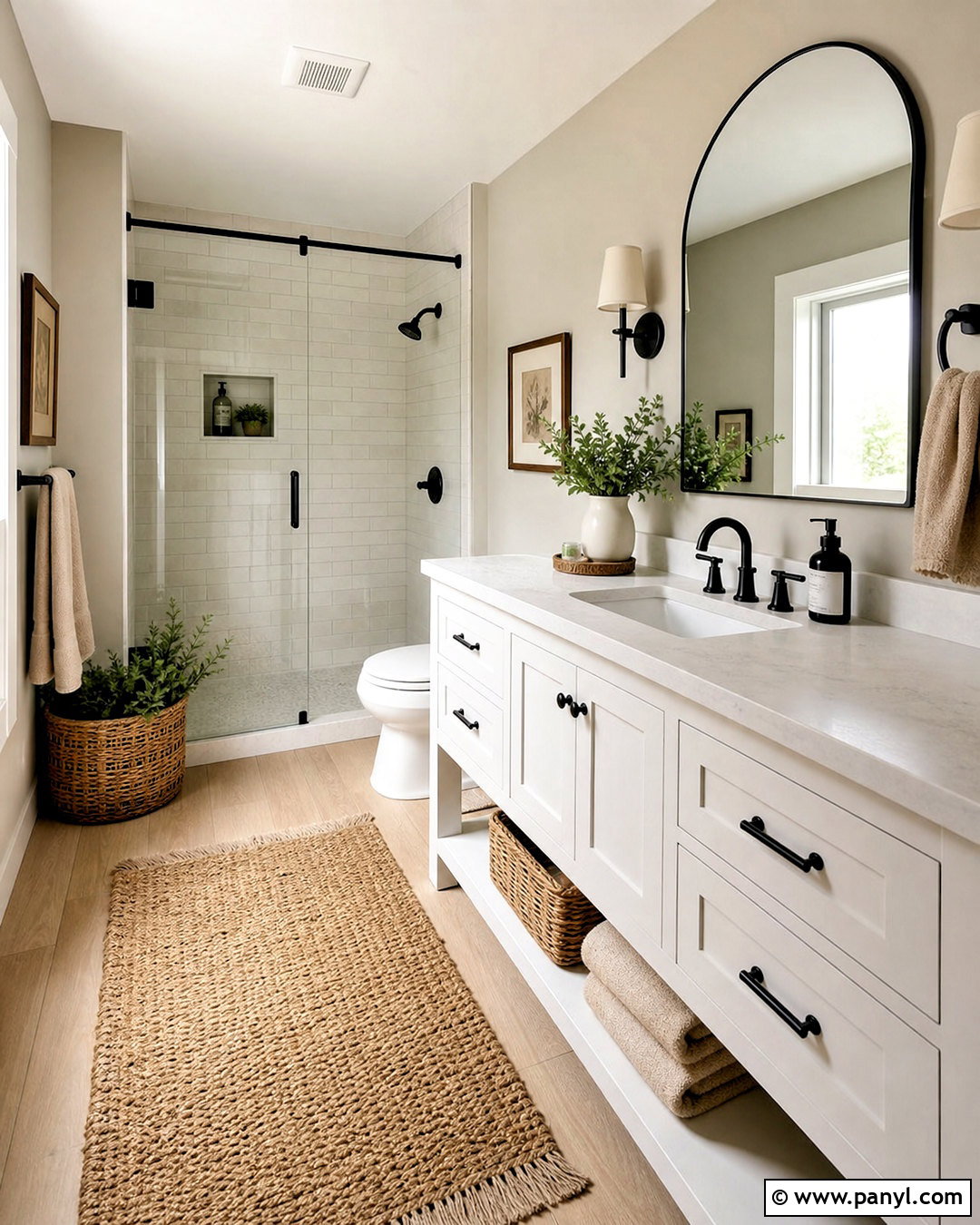 Soft Greige Farmhouse Bathroom - 20 farmhouse bathroom paint colors
