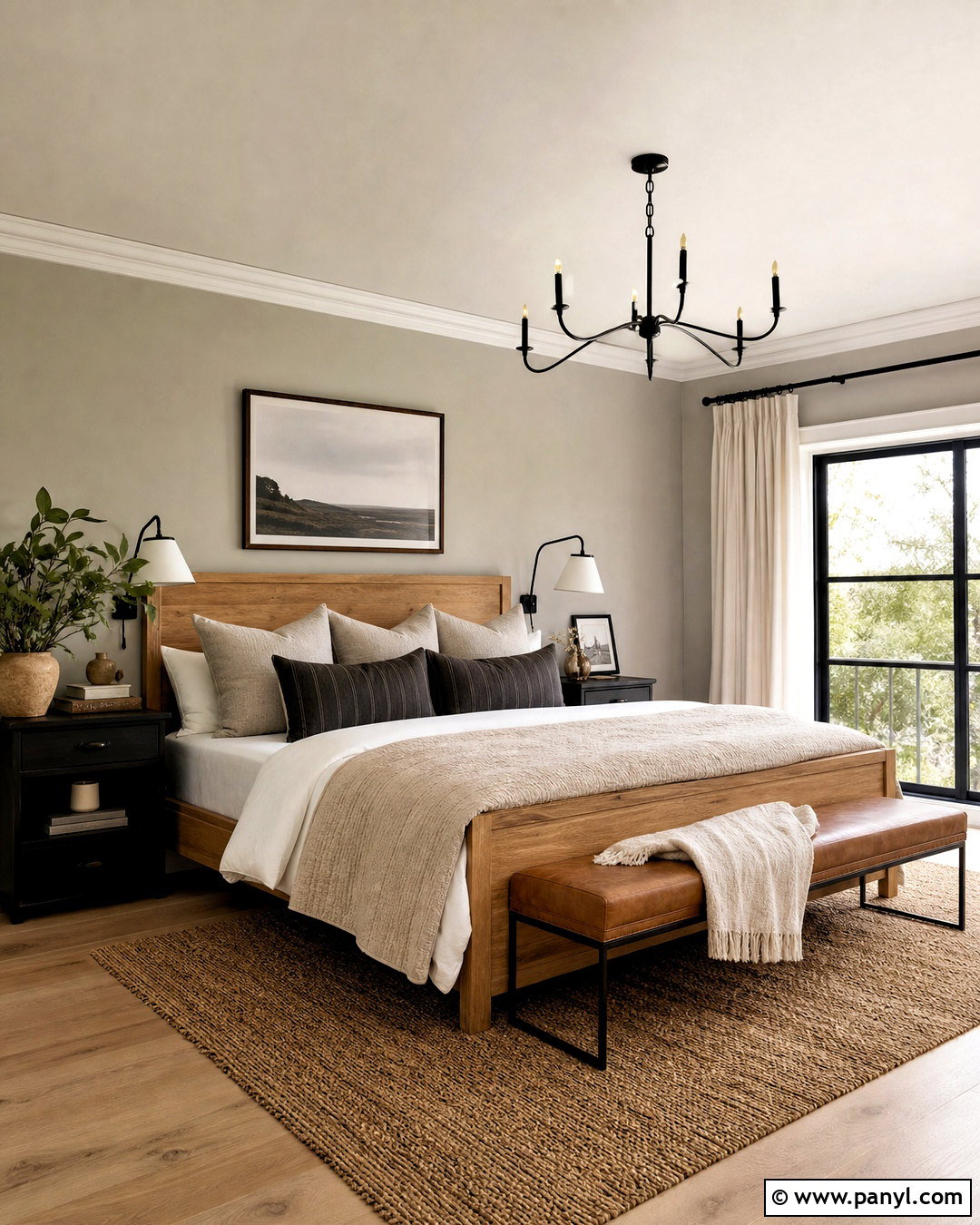 Soft Greige Farmhouse Bedroom - 20 farmhouse bedroom paint colors