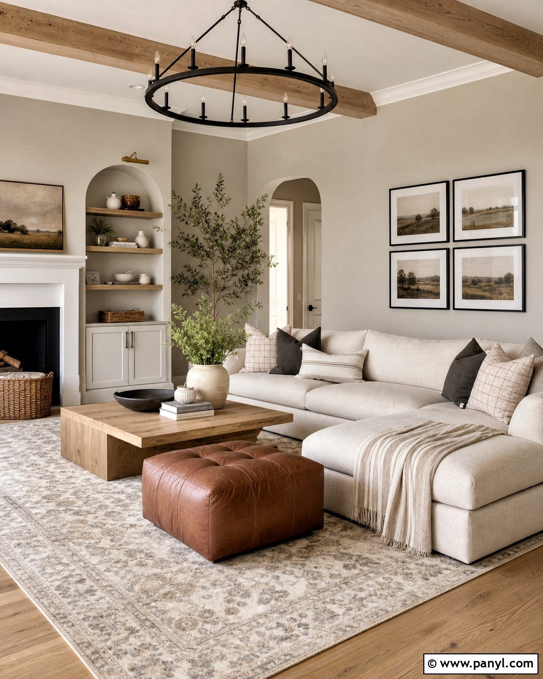 Soft Greige Farmhouse Living Room Paint - 20 farmhouse living room paint colors