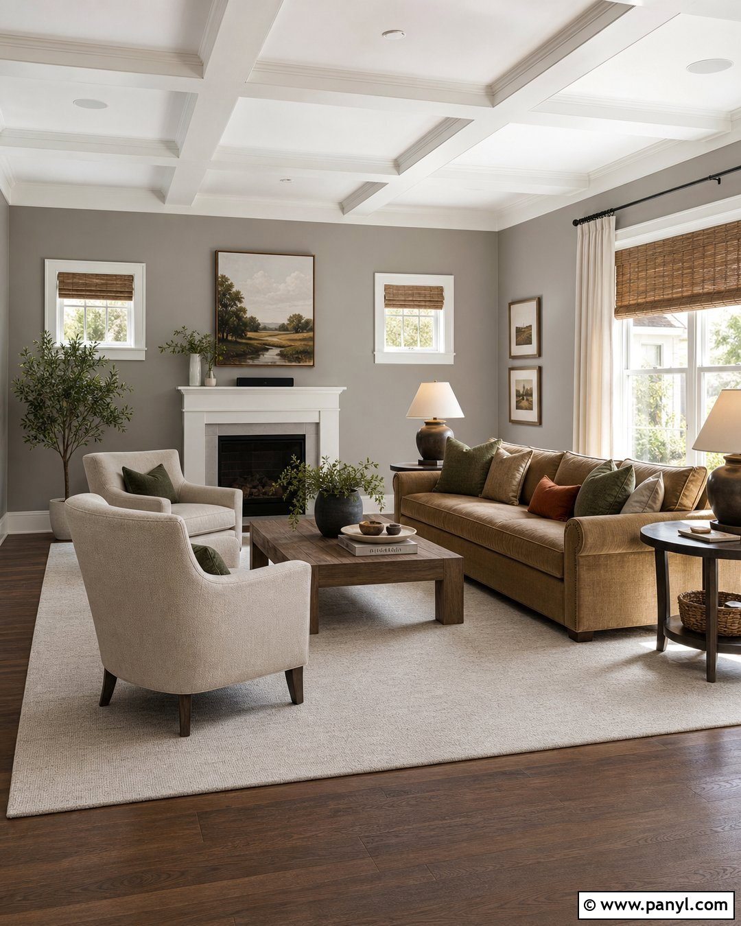 Soft Greige Gray Living Room - 20 Shades Of Gray For Walls