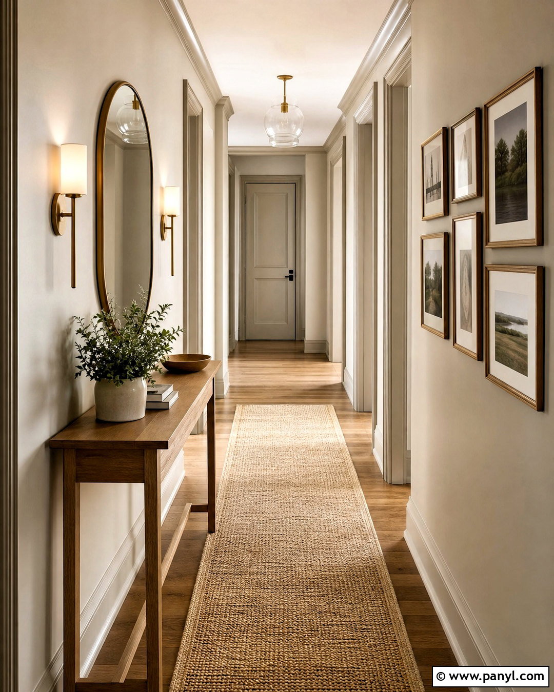 Soft Greige Hallway Wall Paint - 20 wall paint inspiration ideas
