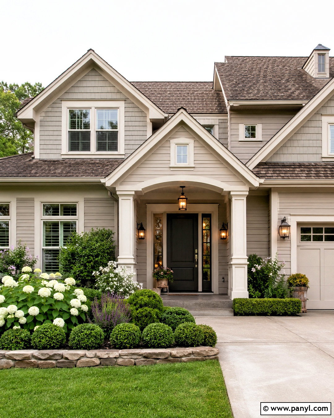 Soft Greige House Exterior - 20 outdoor colours for houses