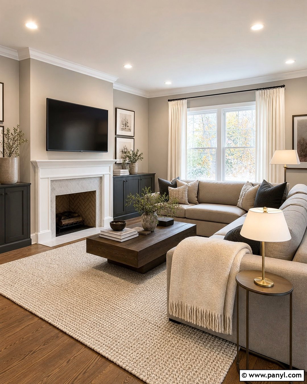 Soft Greige Interior Wall Color - 25 House Interior Wall Color Ideas