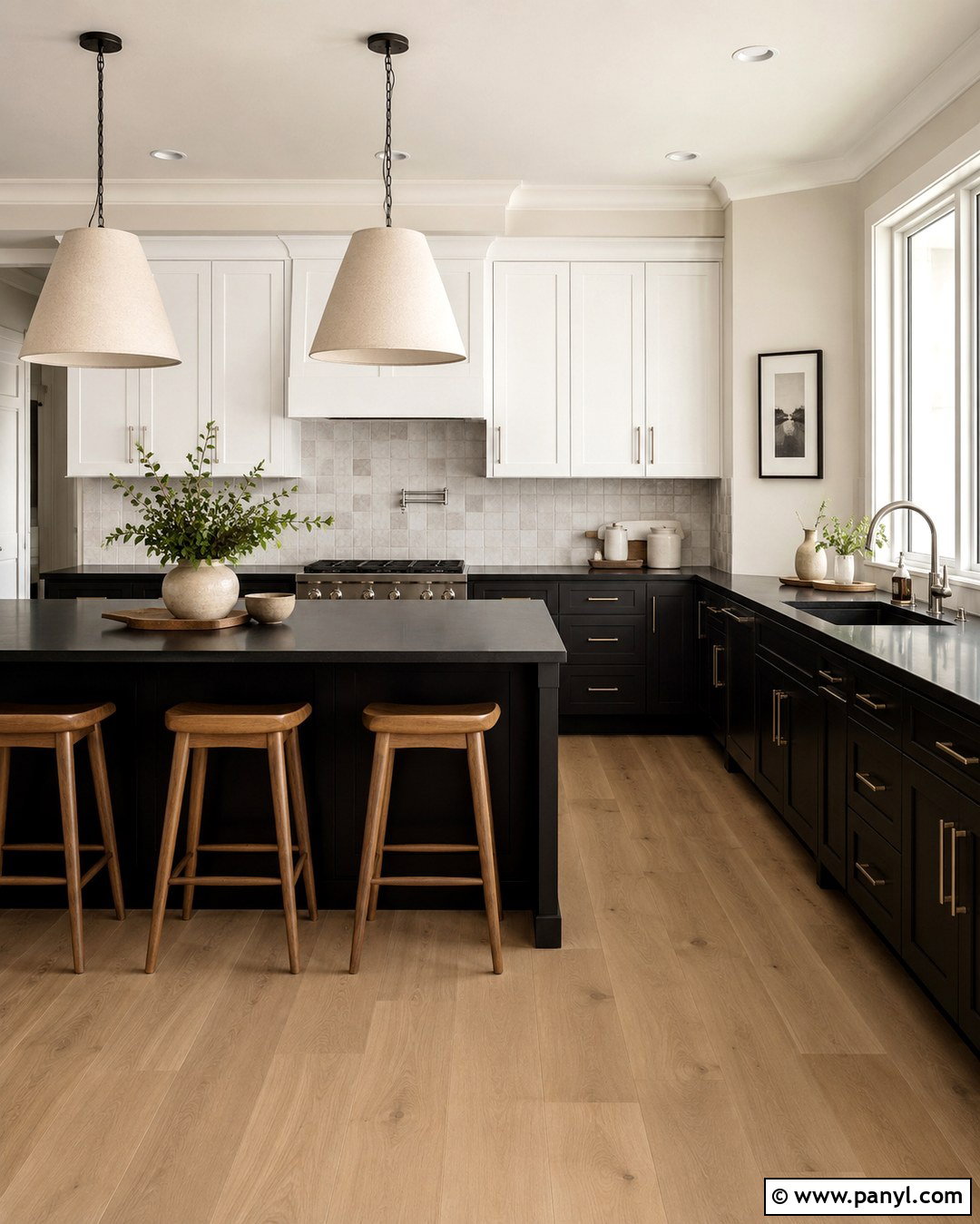 Soft Greige Kitchen Walls - 20 Wall Color For Black And White Kitchen Ideas